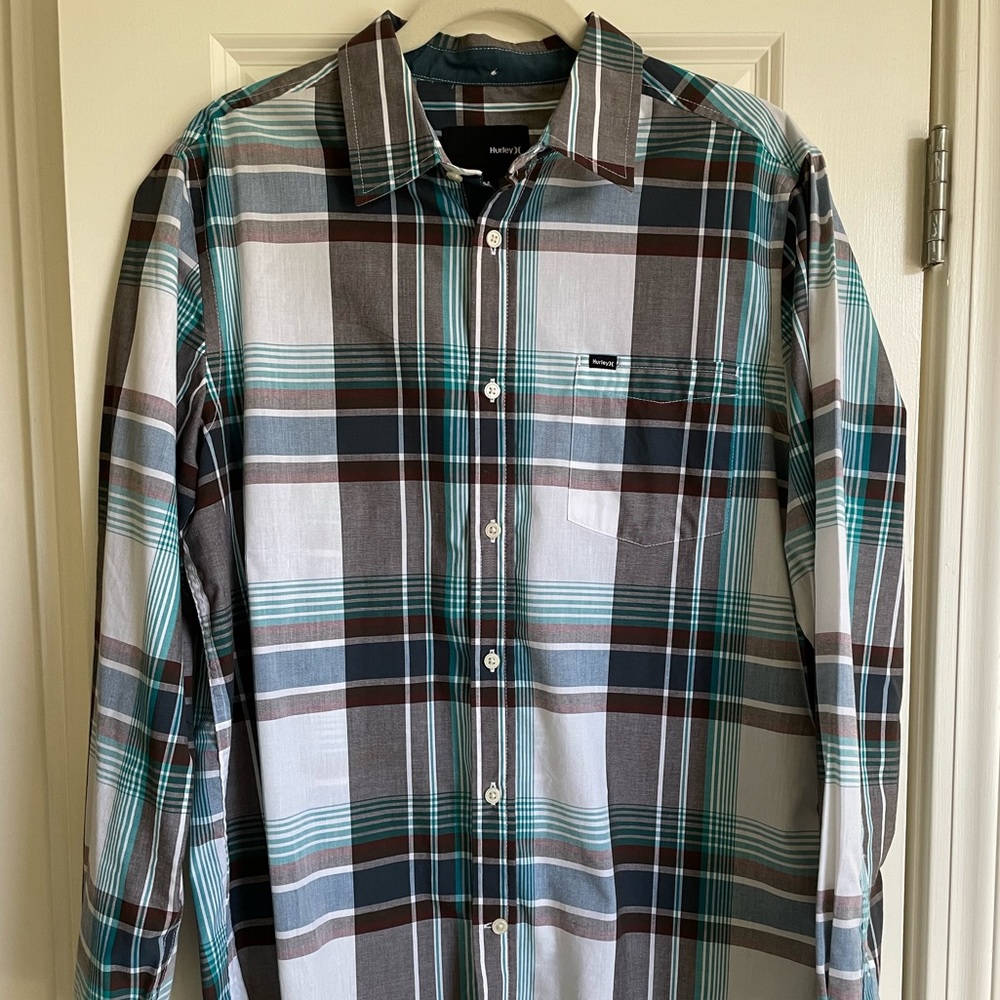 Hurley button down shirt - lightly worn